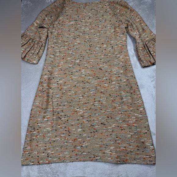 Diane Von Furstenberg DVF Tweed Bell Sleeve Tan
Orange Blue Gold Mini Dress 10 - Picture 15 of 17